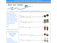 Tablet Screenshot of bluebusstudio.com